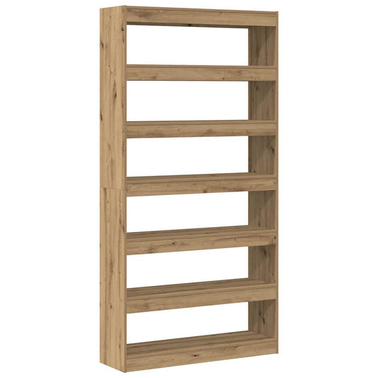 vidaXL Βιβλιοθήκη Μπεζ 100 x 30 x 198 εκ. Επεξεργασμένο ξύλο