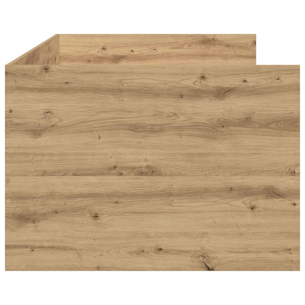 vidaXL Κρεβάτι ημέρας Επεξεργασμένος Δρυς Επεξεργασμένο Ξύλο 90 x 200 εκ