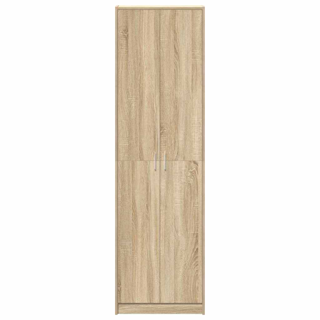 vidaXL Ντουλάπι Sonoma Δρυς 55 x 25 x 189 εκ. Επεξεργασμένο ξύλο