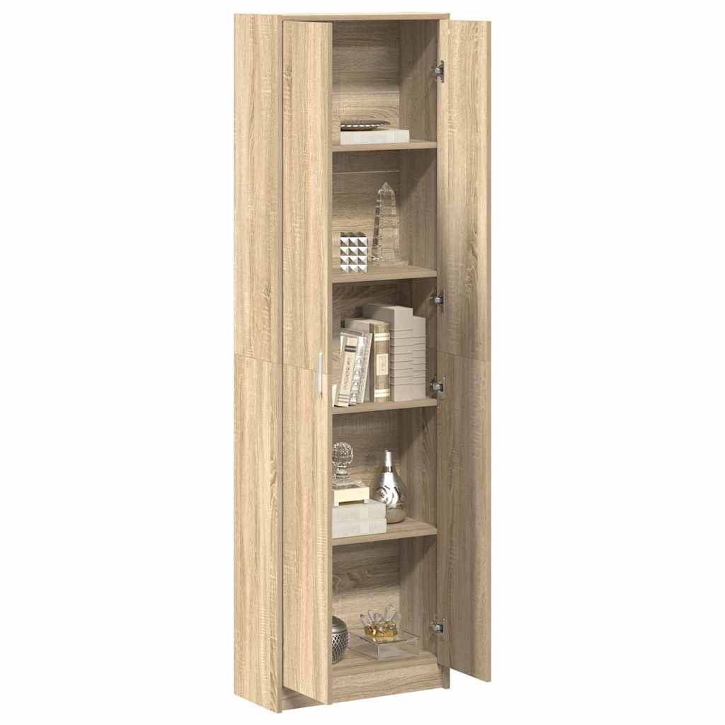 vidaXL Ντουλάπι Δρύς Sonoma 55 x 25 x 189 εκ. Επεξεργασμένο ξύλο