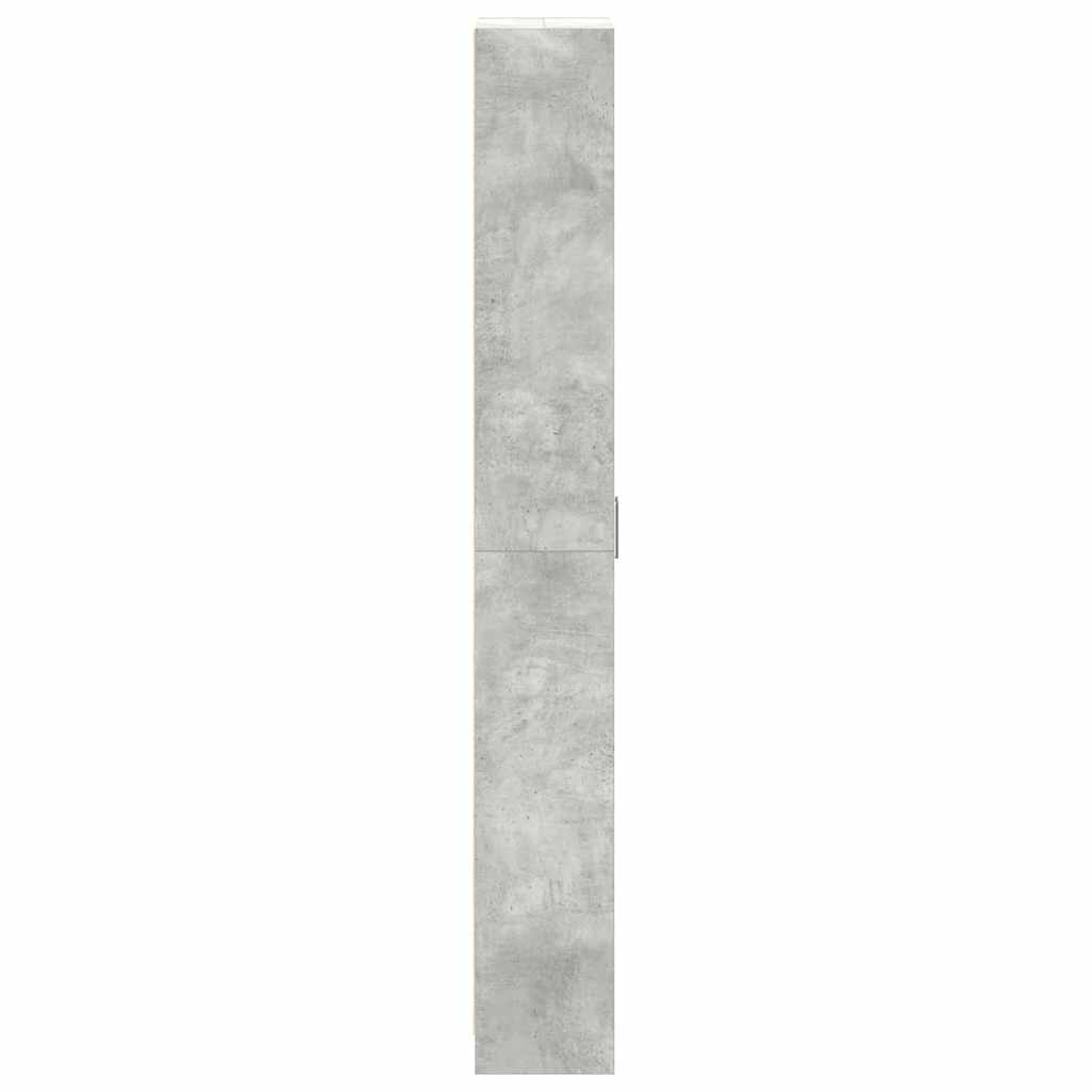 vidaXL Ντουλάπι Γκρι σκυροδέματος 55 x 25 x 189 εκ. Επεξεργασμένο ξύλο