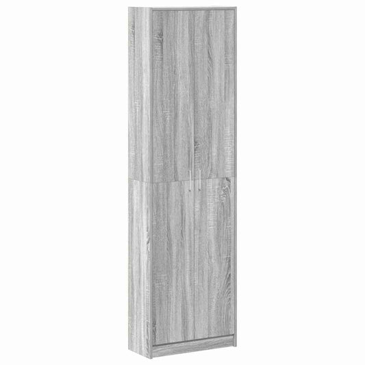 vidaXL Ντουλάπι Γκρι sonoma 55 x 25 x 189 εκ. Επεξεργασμένο ξύλο