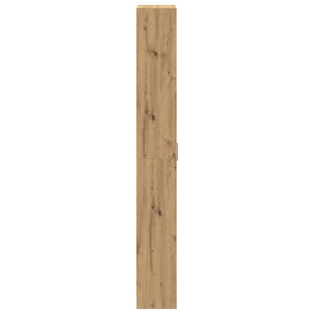 vidaXL Ντουλάπι artisan δρυς 55 x 25 x 189 εκ. Επεξεργασμένο ξύλο