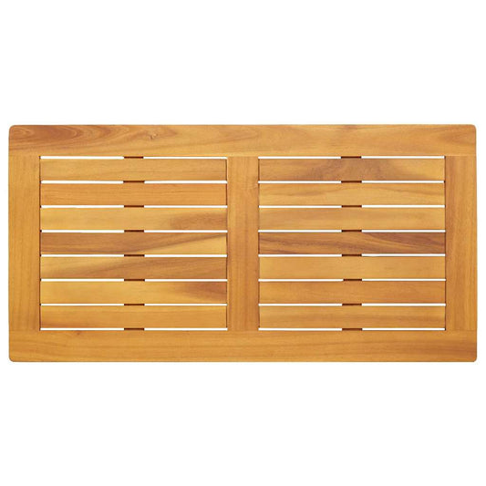 vidaXL Επιφάνεια 90x45x2 εκ Ορθογώνιο Μασίφ Ξύλο Teak