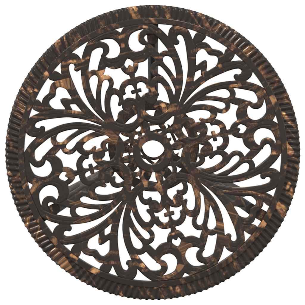 vidaXL Σετ Μπιστρό Κήπου 3 pcs Μπρονζέ Αλουμίνιο