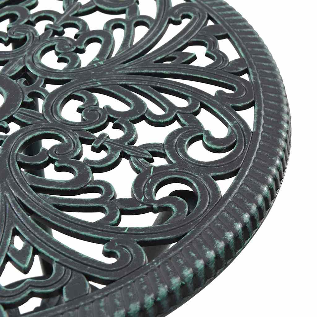 vidaXL Σετ Μπιστρό Κήπου 3 pcs Πράσινο Αλουμίνιο