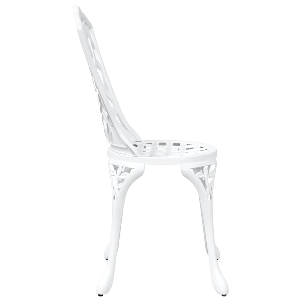 vidaXL Καρέκλα Κήπου 2 pcs Λευκό 39 x 40 x 87εκ Αλουμίνιο