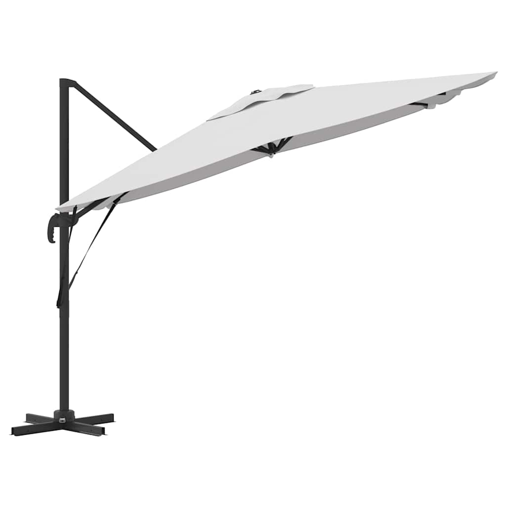 vidaXL Ρώμη Ομπρέλα Μπεζ 286 x 284 x 265 εκ Αλουμίνιο και Πολυεστέρας