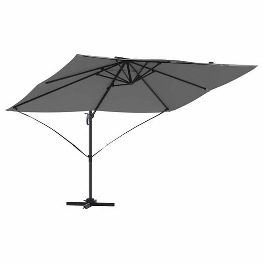 vidaXL Ομπρέλα ηλίου Ανθρακί 351 x 250 x 260 εκ