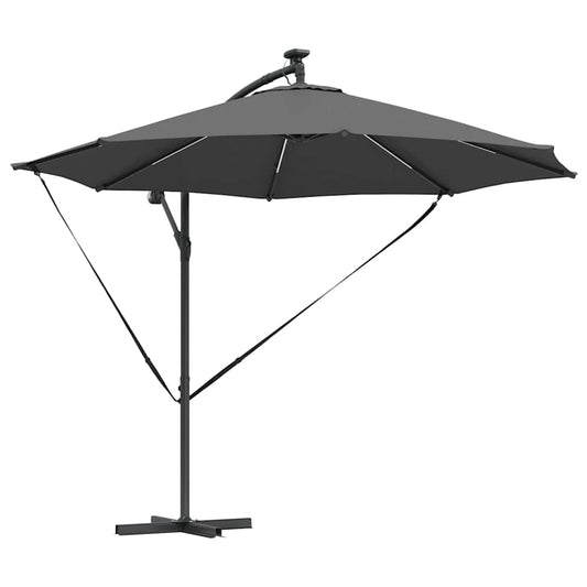 vidaXL Ομπρέλα Cantilever Banana Ανθρακί 294 x 294 x 248 cm
