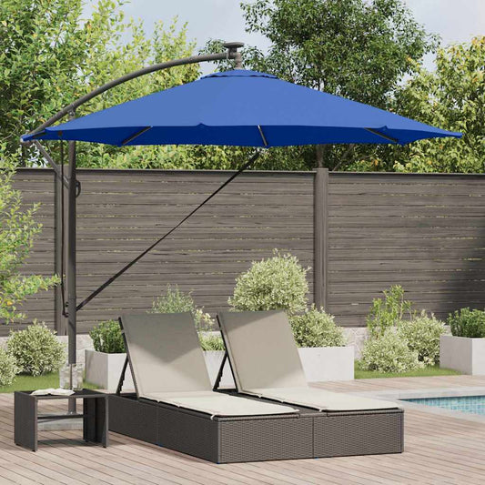 vidaXL Ομπρέλα Cantilever Banana Αζούρ μπλε 294 x 294 x 248 cm