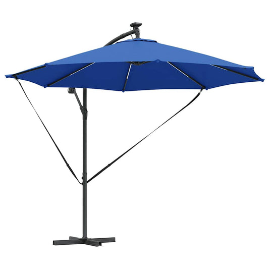 vidaXL Ομπρέλα Cantilever Banana Αζούρ μπλε 294 x 294 x 248 cm