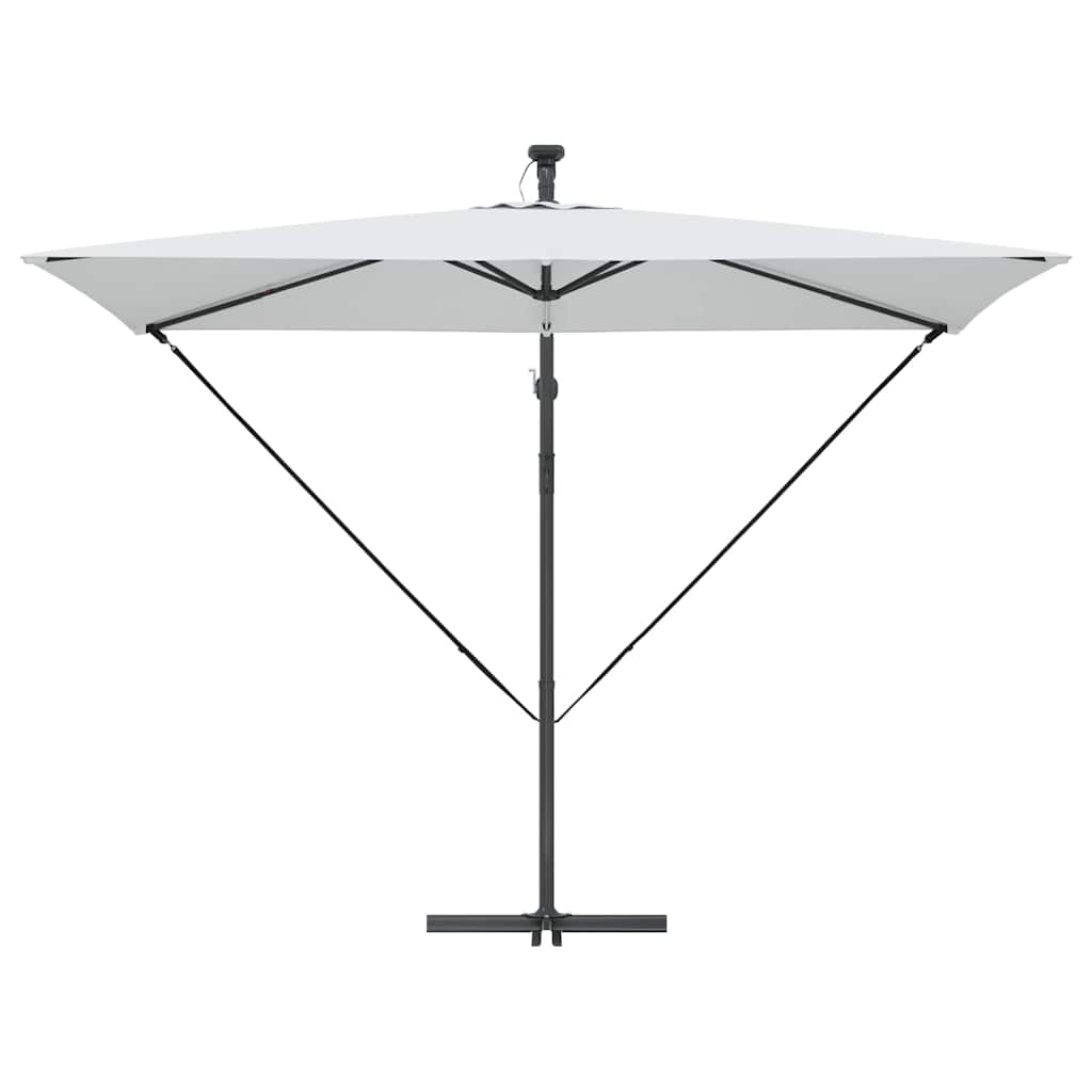 vidaXL Ομπρέλα Cantilever Banana Άμμος 294 x 200 x 254 εκ.