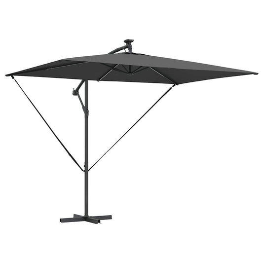 vidaXL Ομπρέλα Cantilever Banana Ανθρακί 294 x 200 x 254 εκ.