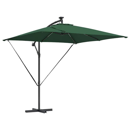 vidaXL Ομπρέλα Cantilever Banana Πράσινο 249 x 249 x 250 εκ.