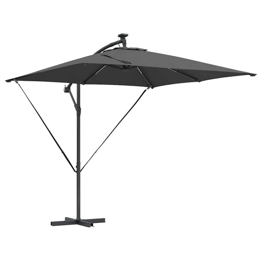 vidaXL Ομπρέλα Cantilever Banana Ανθρακί 249 x 249 x 250 εκ.