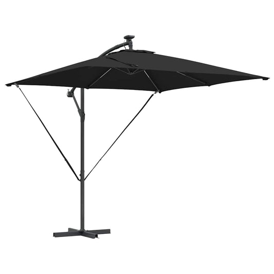 vidaXL Ομπρέλα Cantilever Banana Μαύρο 249 x 249 x 250 εκ.