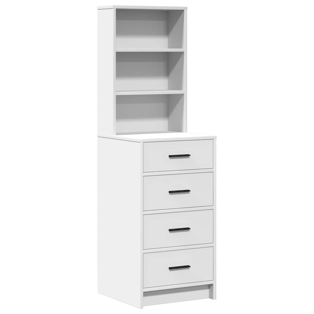 vidaXL Τραπέζι περιποίησης 2 τμχ. Λευκό 78.5 x 41 x 135 εκ