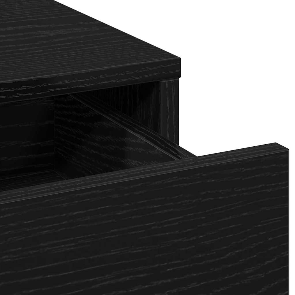 vidaXL Τραπέζι περιποίησης Μαύρο 78.5 x 41 x 135 εκ Επεξεργασμένο ξύλο