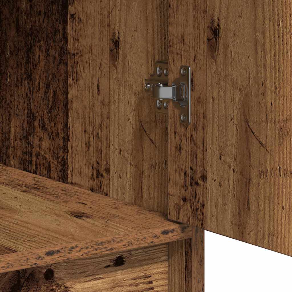 vidaXL Τραπέζι περιποίησης με συρτάρι 3 pcs Καφέ Επεξεργασμένο ξύλο