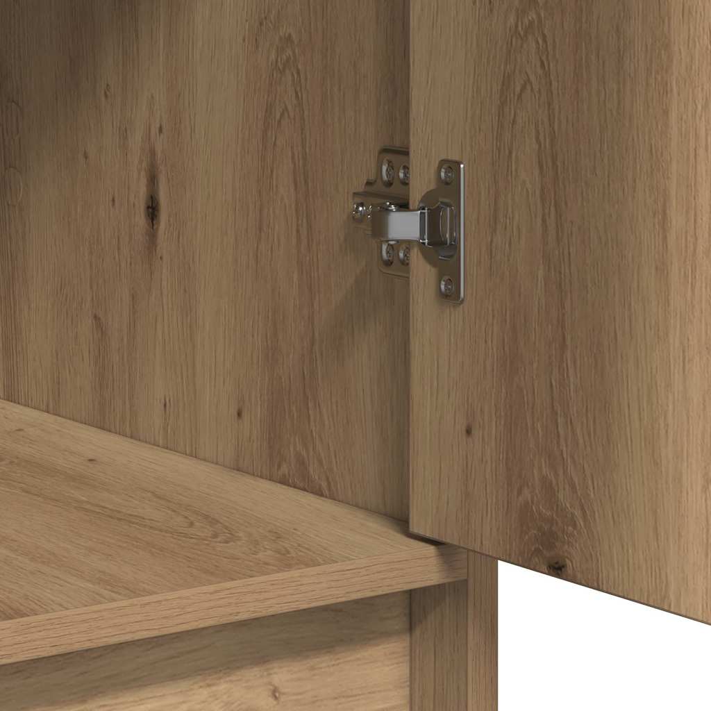 vidaXL Τραπέζι περιποίησης με συρτάρι 3 pcs Καφέ Επεξεργασμένο ξύλο