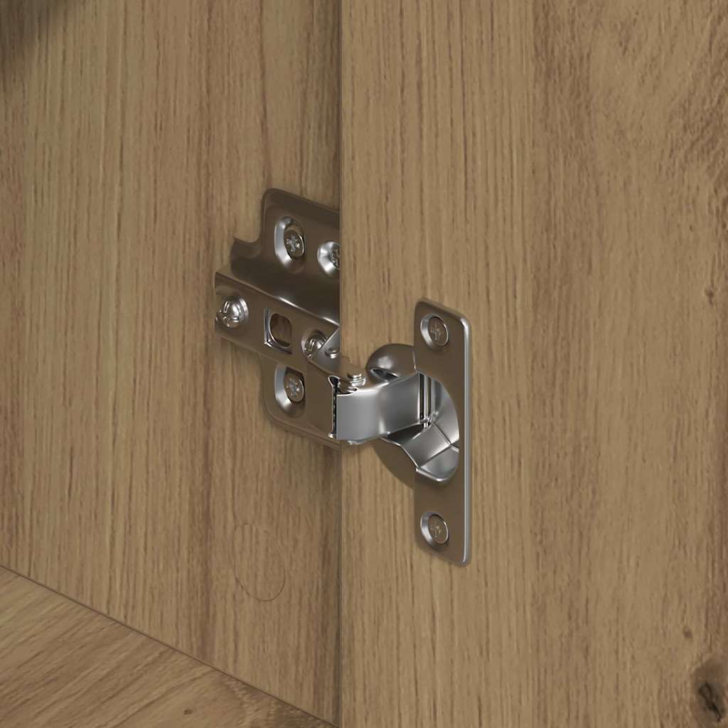 vidaXL Σύνθετα 2 τμχ Καρυδιά 79x38x80 εκ Επεξεργασμένο ξύλο