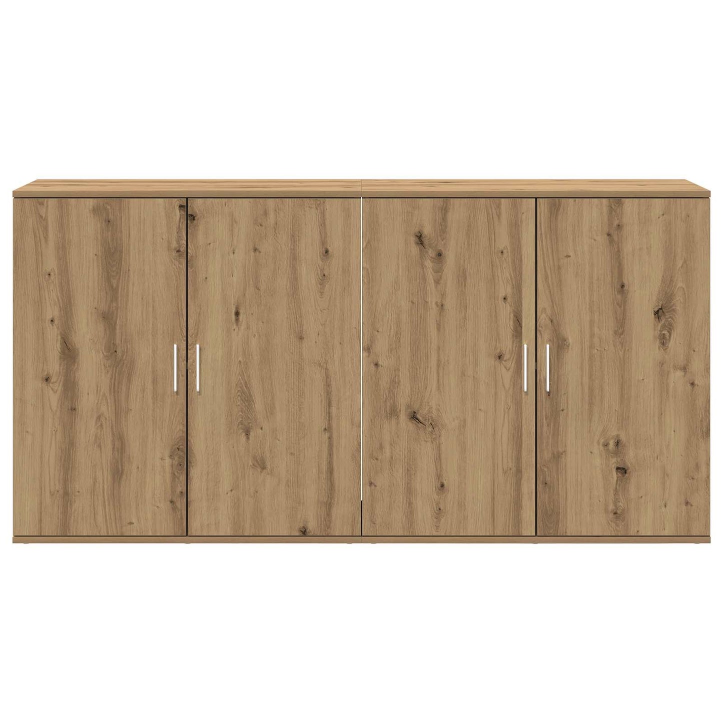 vidaXL Σύνθετα 2 τμχ Καρυδιά 79x38x80 εκ Επεξεργασμένο ξύλο