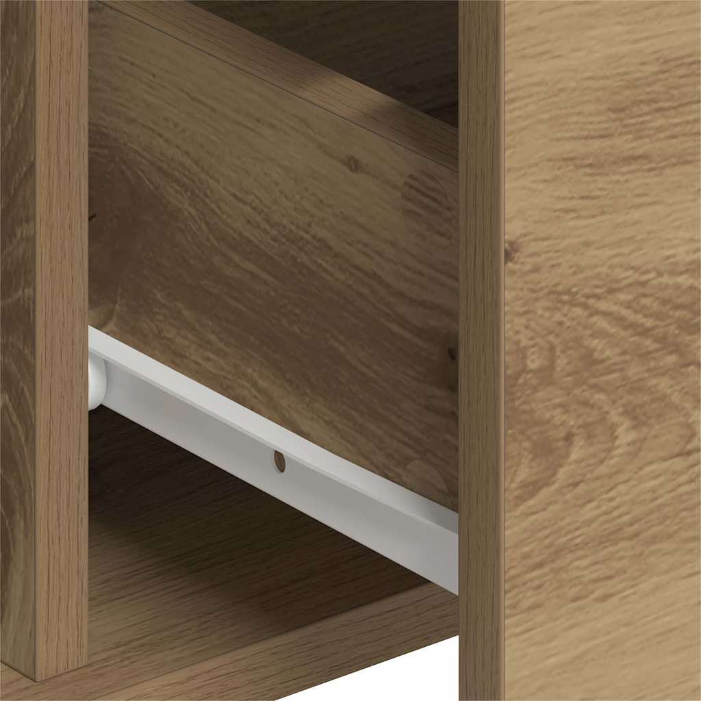 vidaXL Παρθένα έπιπλα 2 τεμ Καρυδιά 60x31x84 εκ Επεξεργασμένο ξύλο