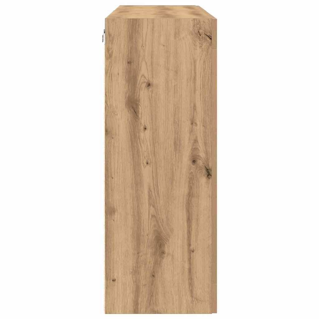 vidaXL τοίχου ντουλάπες 2 τεμαχίων Artisan Oak 69,5 x 34 x 90 εκ, από ξύλο.