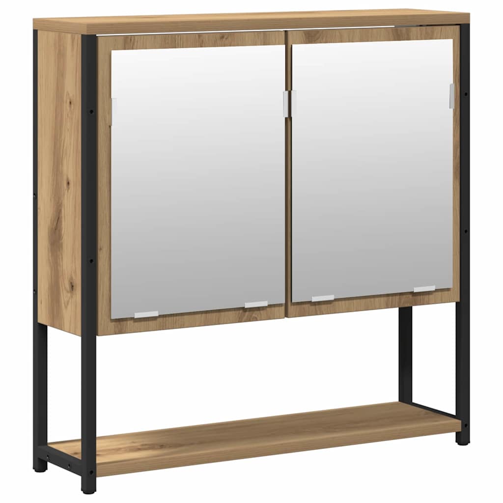 vidaXL Σετ Επίπλων Μπάνιου με αποθήκευση 2 pcs Καφέ 60 x 30 x 60 cm