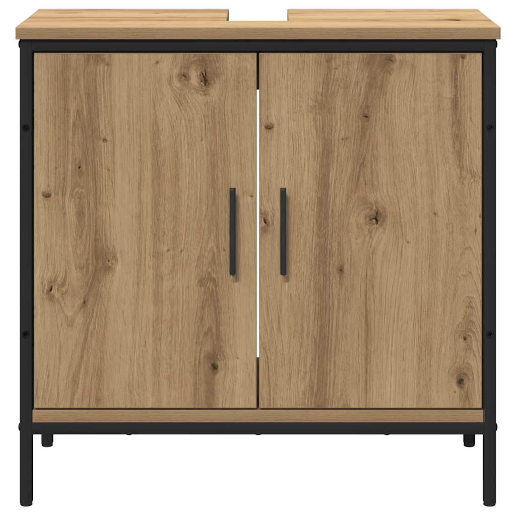 vidaXL Σετ Επίπλων Μπάνιου με αποθήκευση 2 pcs Καφέ 60 x 30 x 60 cm