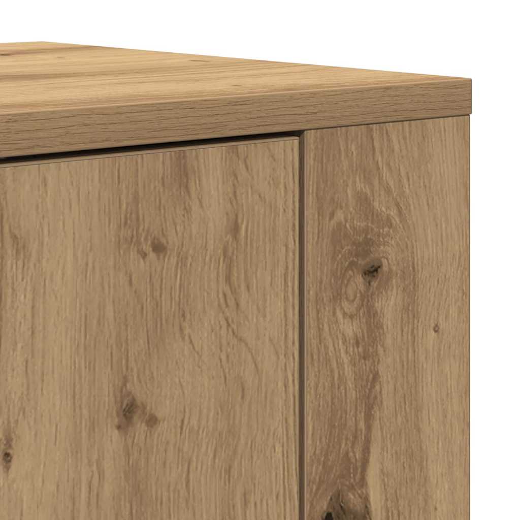 vidaXL Highboard Artisan Oak 80 x 33 x 150 εκ Επεξεργασμένο ξύλο