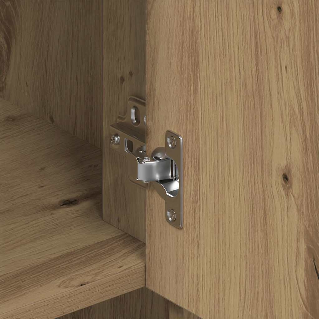 vidaXL Μπουφές artisan δρυς 80 x 33 x 150 εκ Επεξεργασμένο ξύλο