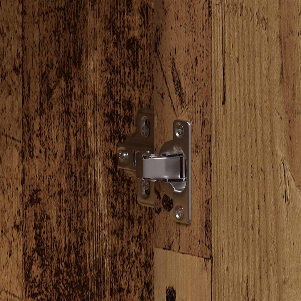 vidaXL Σετ Επίπλων Μπάνιου με ράφι 3 pcs Καφέ 33 x 33 x 185.5 εκ