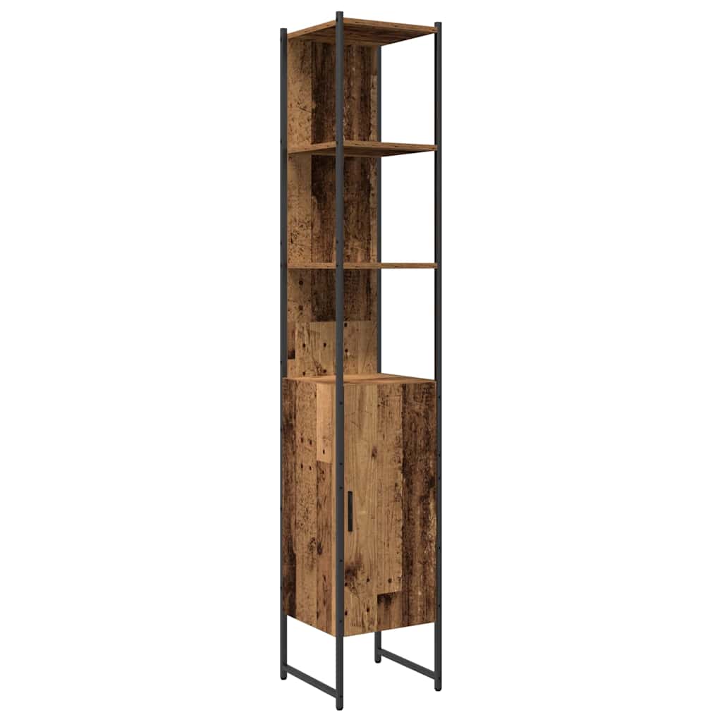 vidaXL Σετ Επίπλων Μπάνιου 3 τμχ. Καφέ 33 x 33 x 185,5 εκ