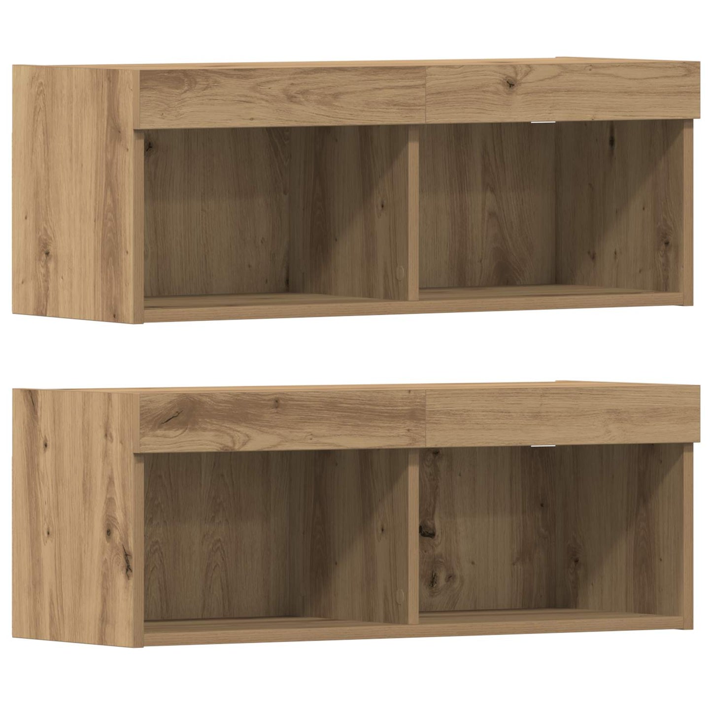 vidaXL Ντουλάπι TV 4 pcs artisan δρυς Επεξεργασμένο ξύλο