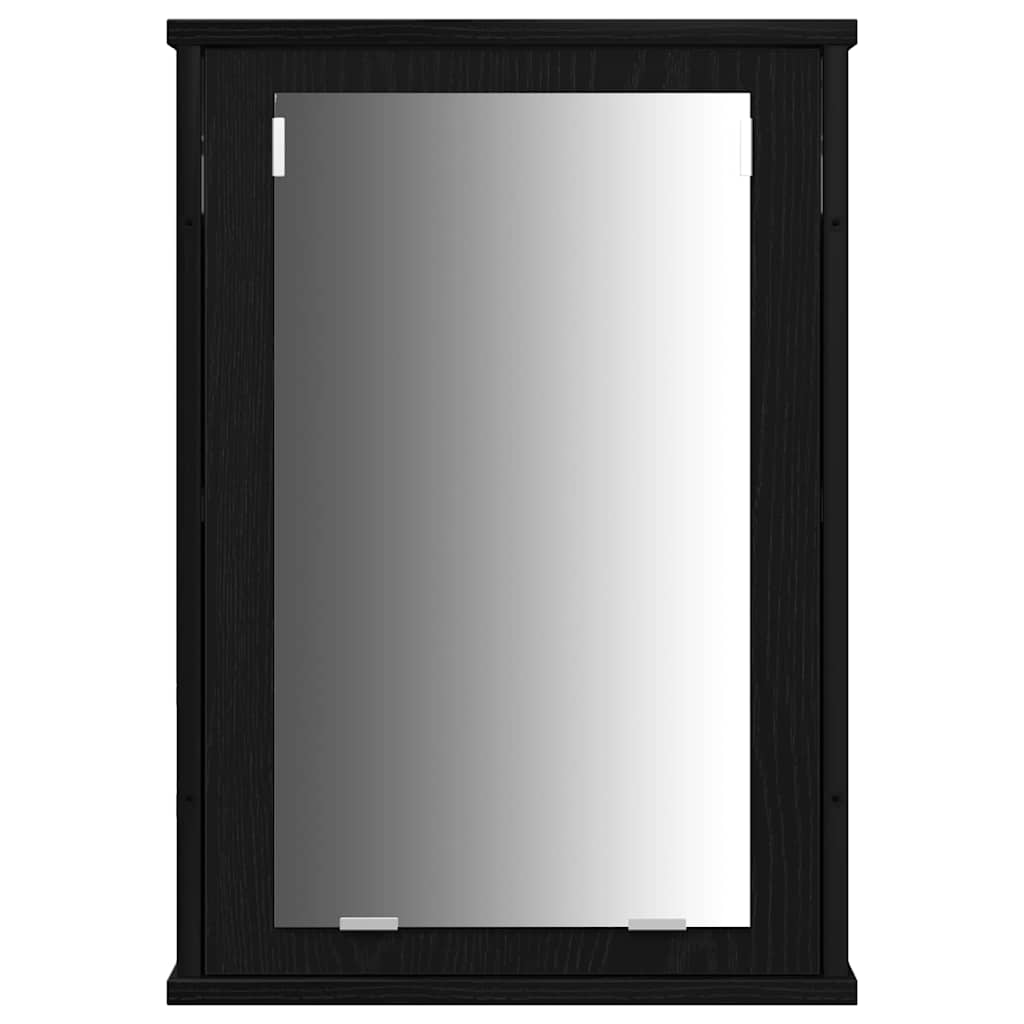 vidaXL Μονάδες Νιπτήρα Μπάνιου με πόρτα 3 pcs Μαύρο 80 x 30 x 60 cm