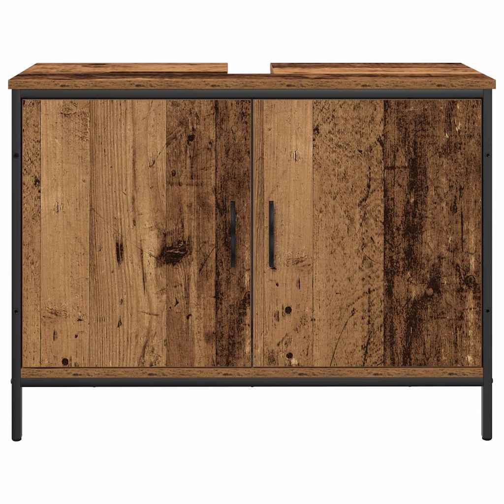 vidaXL Σετ Επίπλων Μπάνιου με αποθήκευση 4 pcs Καφέ 33 x 33 x 185.5 εκ