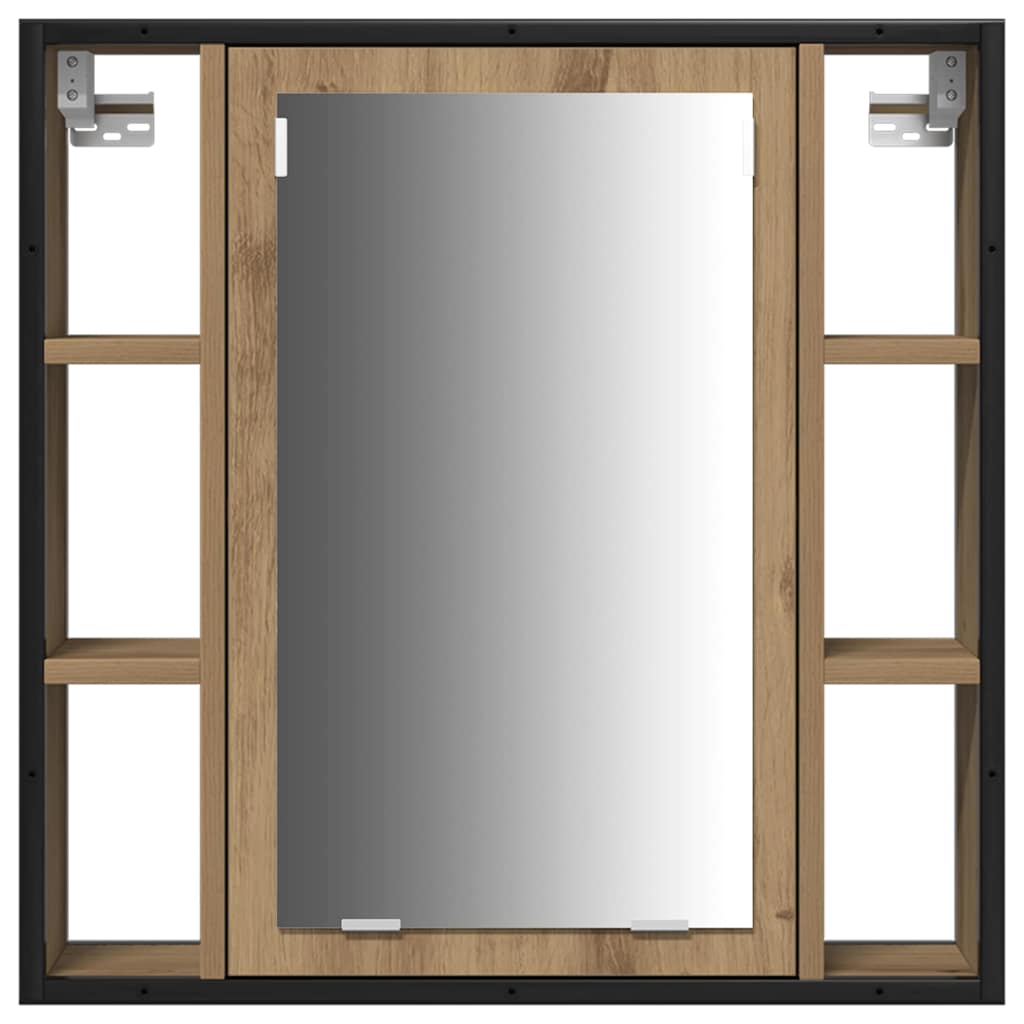 vidaXL Σετ Ντουλαπιών Μπάνιου 4 pcs artisan δρυς Επεξεργασμένο ξύλο