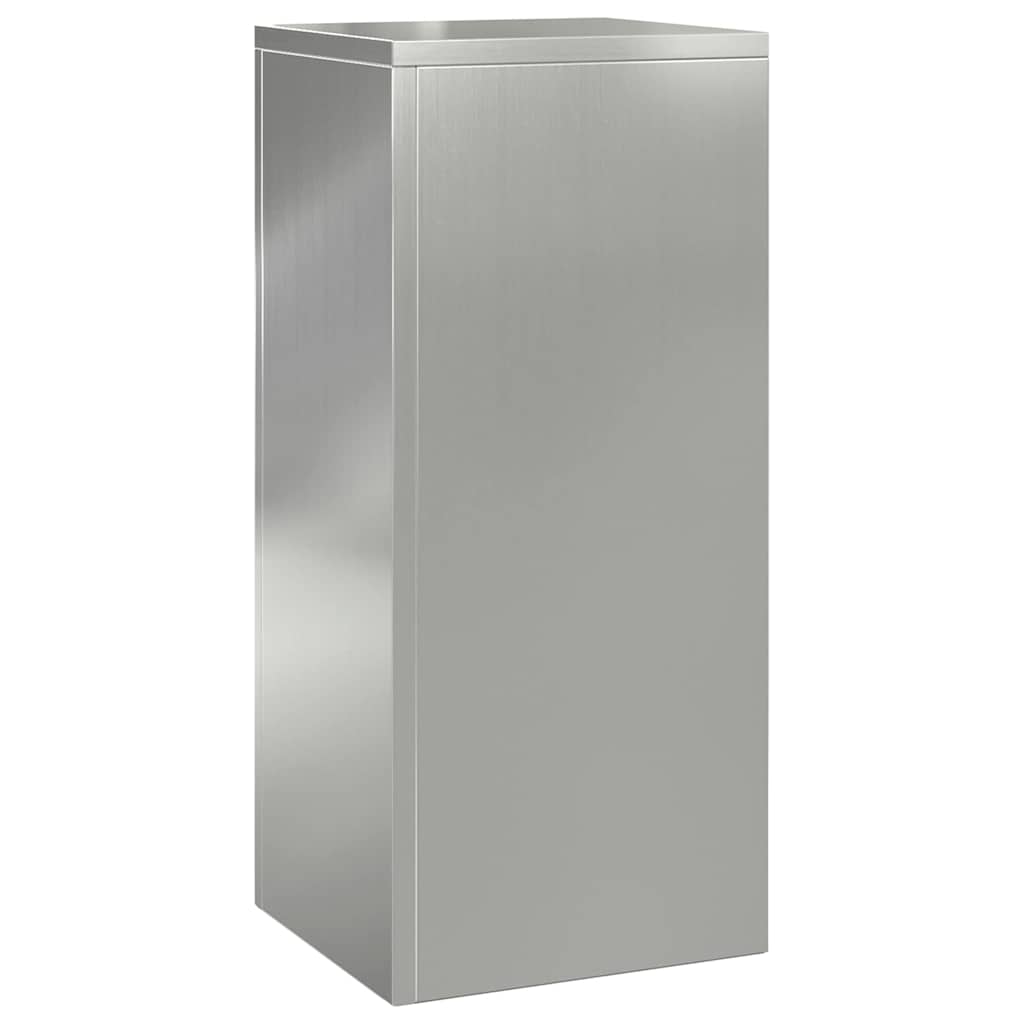 vidaXL Στήριξη φυτών 2 pcs Ασημί 24 x 24 x 55 εκ.