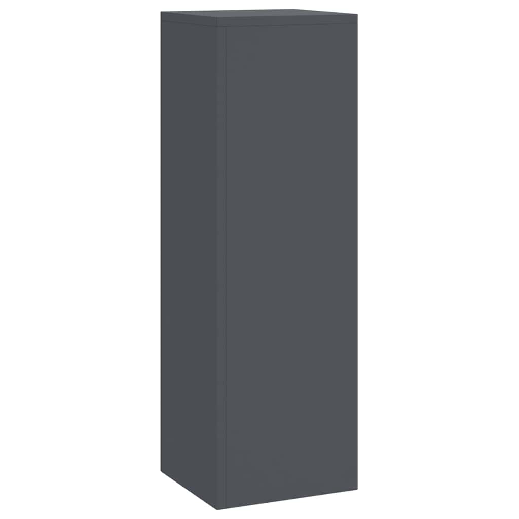 vidaXL Βάση φυτών 3 pcs Ανθρακί Ατσάλι