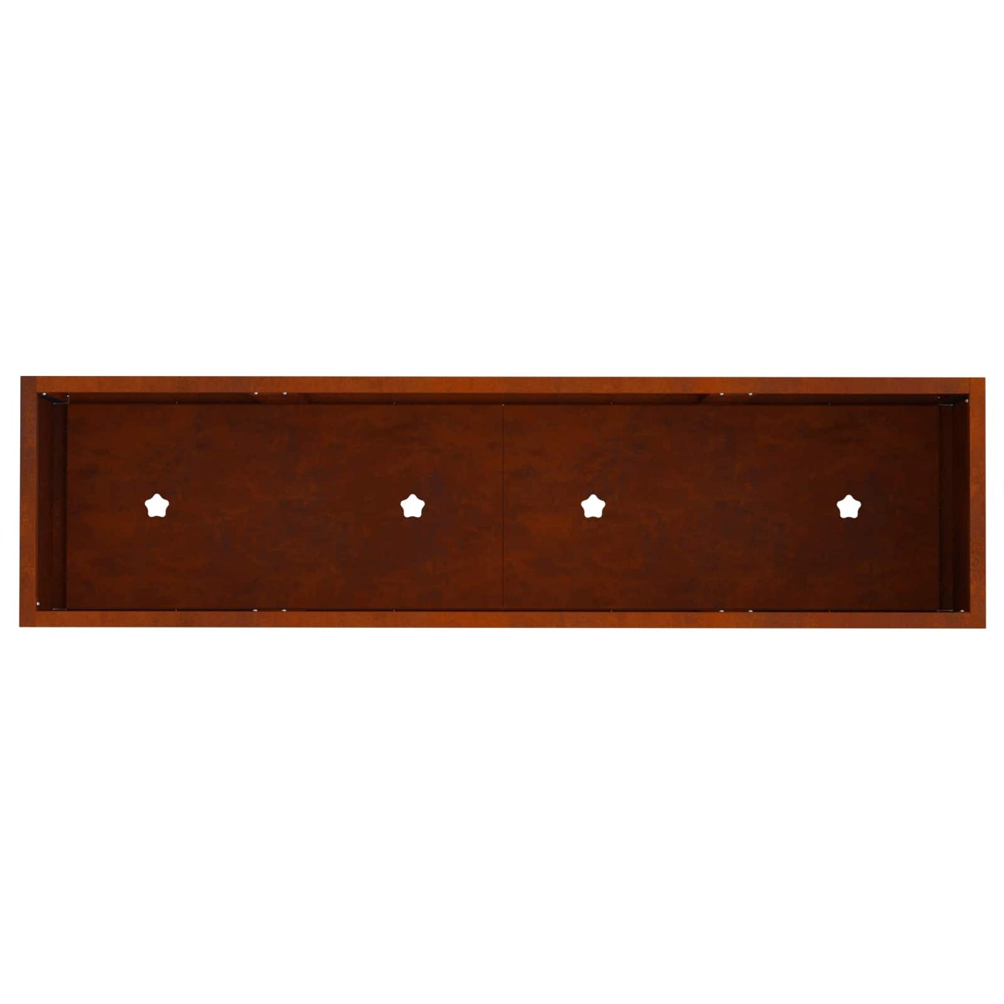 vidaXL Υψωμένη Γλάστρα Κήπου Σκ rusty 100 x 26 x 82 εκ