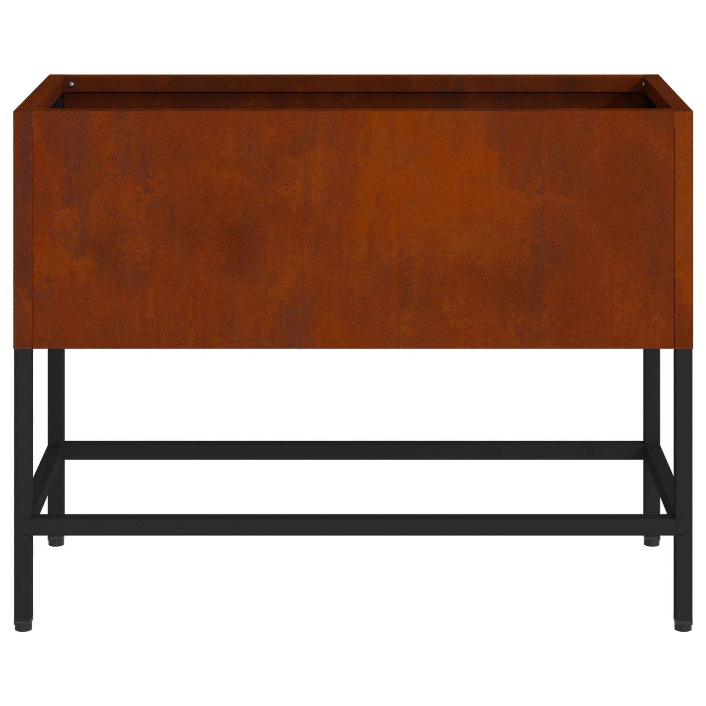 vidaXL Υψωμένη Γλάστρα Κήπου Σκ rusty 60 x 26 x 45 εκ