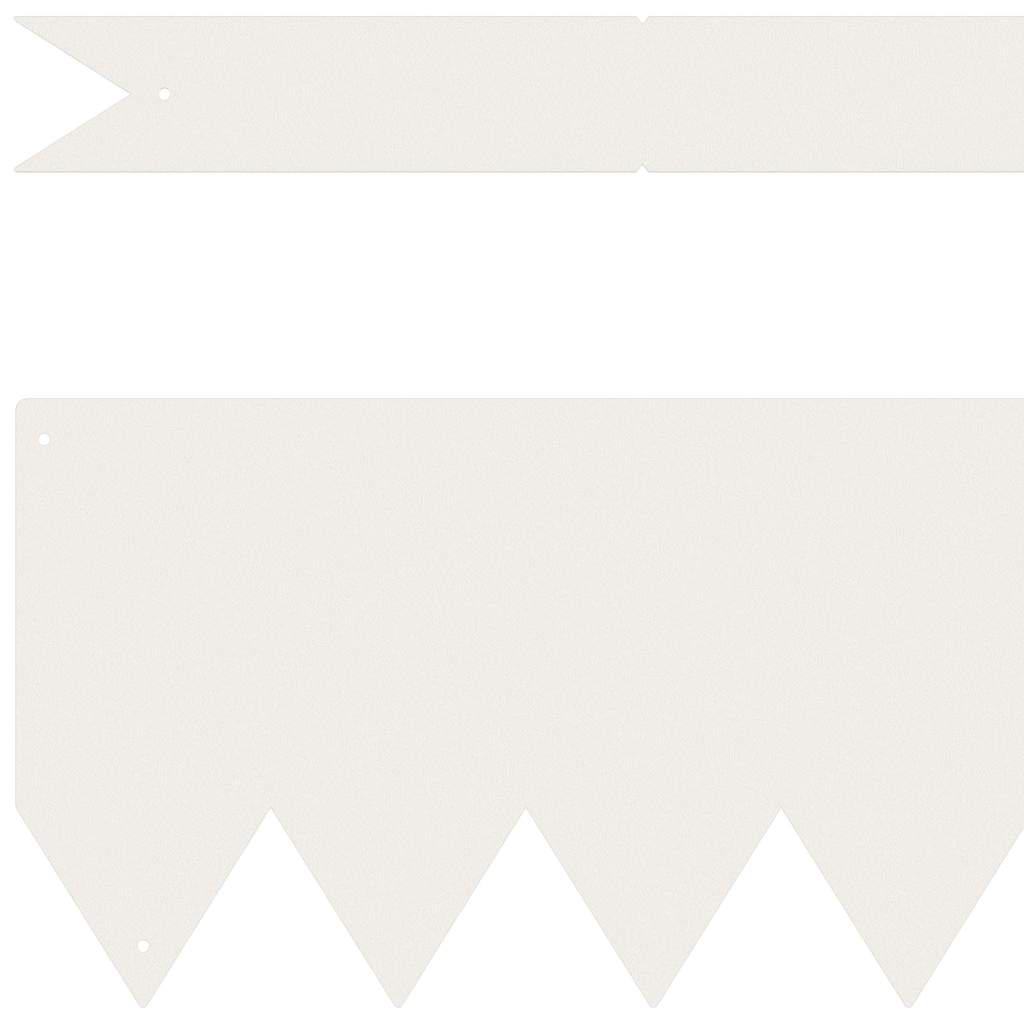 vidaXL Περιγράμματα γκαζόν 20 pcs Λευκό 100 x 0.5 x 15 εκ Ατσάλι