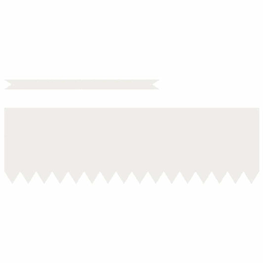 vidaXL Περιγράμματα γκαζόν 10 pcs Λευκό 100 x 0.5 x 30 εκ Ατσάλι