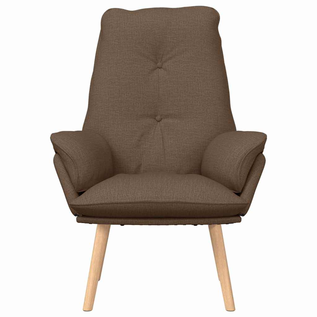 vidaXL Πολυθρόνα Καφέ 69 x 74 x 93 εκ. Πολυεστέρας και Κόντρα Πλακέ