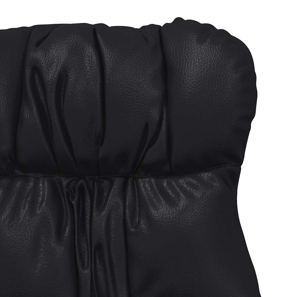 vidaXL Χαλαρωτική Πολυθρόνα Μαύρο 69 x 74 x 93 εκ. Τεχνητό δέρμα