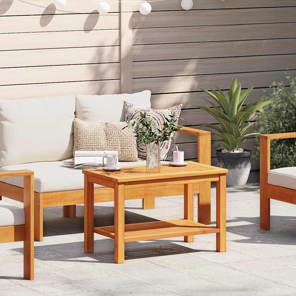 vidaXL Τραπέζι καφέ 70x40x45 εκ. από μασίφ ξύλο ακακίας