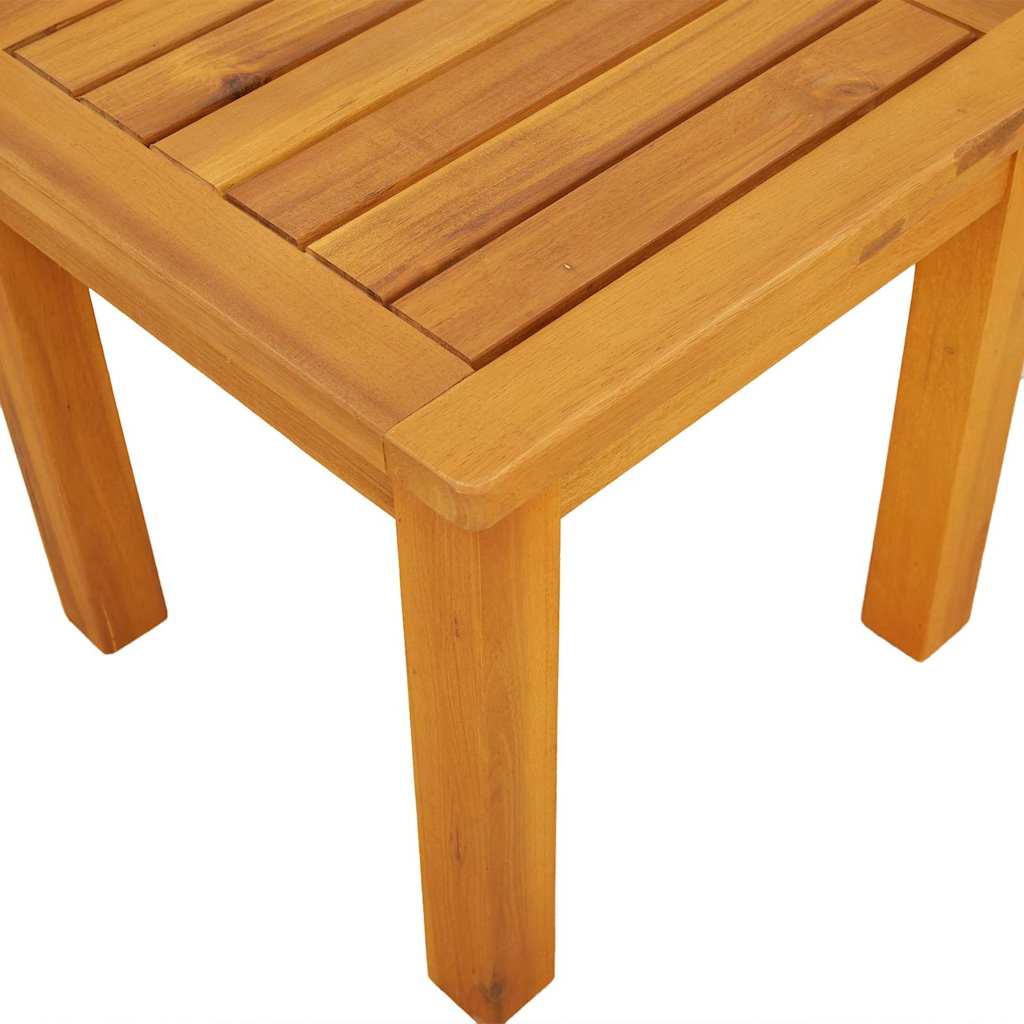 vidaXL Τραπεζάκι Πλευράς Φυσικό Λάδι 35 x 35 x 34 εκ.