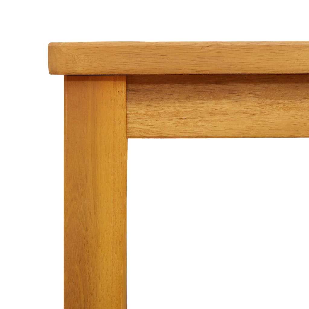 vidaXL Τραπεζάκι Πλευράς Φυσικό Λάδι 35 x 35 x 34 εκ.
